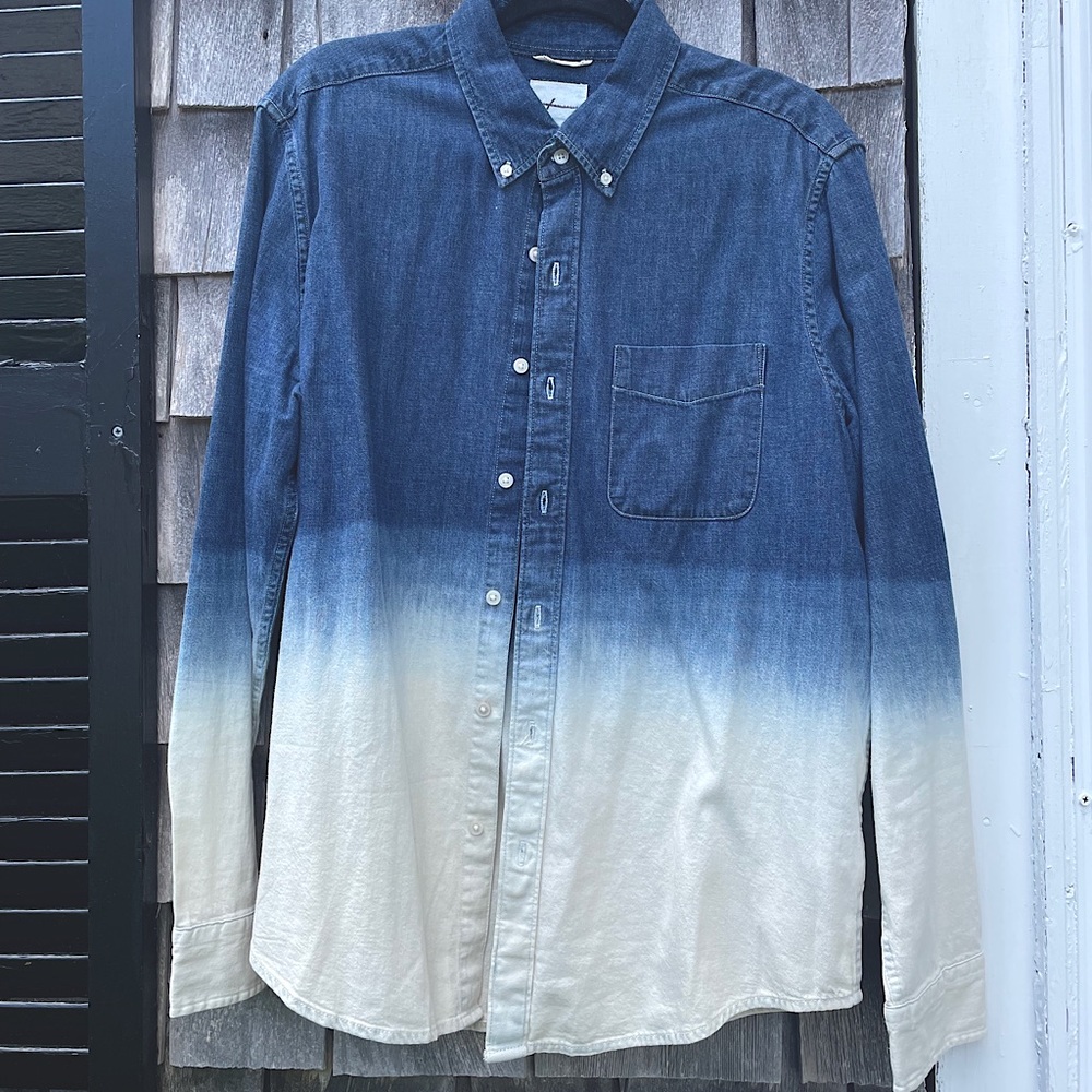Coastal Dip-Dyed Oxford Button